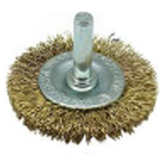 Maxsell Circular Crimped Wire Brush with 1/4 Shank | MaxSell by KHM Megatools Corp.